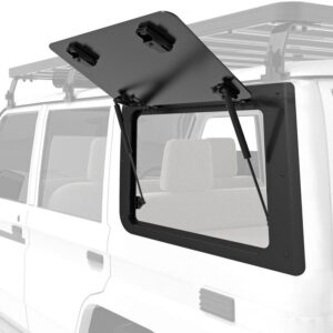 Toyota Land Cruiser 76 Gullwing Window / Left Hand Side Aluminium