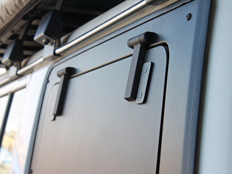 Toyota Land Cruiser 76 Gullwing Window / Left Hand Side Aluminium - Image 5