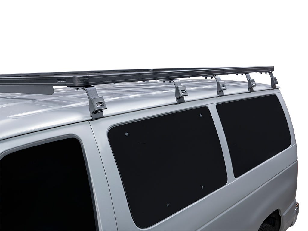 Ford E150/E250/E350 Regular Cab (1992-2014) Slimline II Roof Rack Kit - Image 2