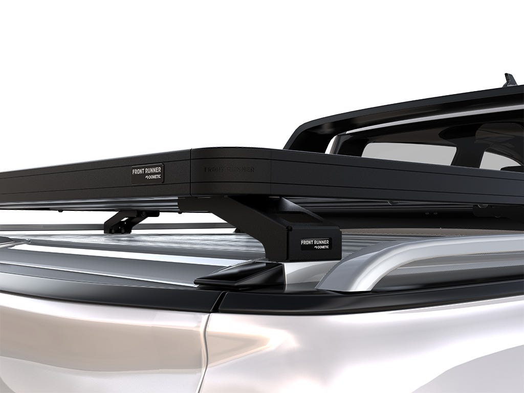 Ford Ranger T6.2 Wildtrak Double Cab w/OEM Roll Top (2022-Current) Slimline II Load Bed Rack Kit - Image 2