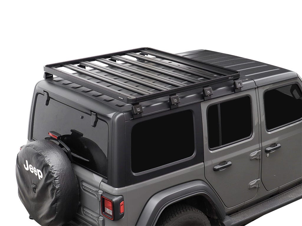 Jeep Wrangler 4xe (2021-Current) Slimline II 1/2 Roof Rack Kit / Tall - Image 2