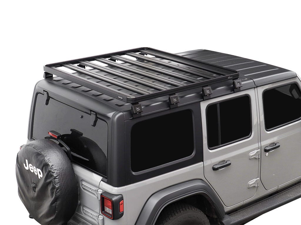 Jeep Wrangler 4xe (2021-Current) Slimline II 1/2 Roof Rack Kit - Image 2