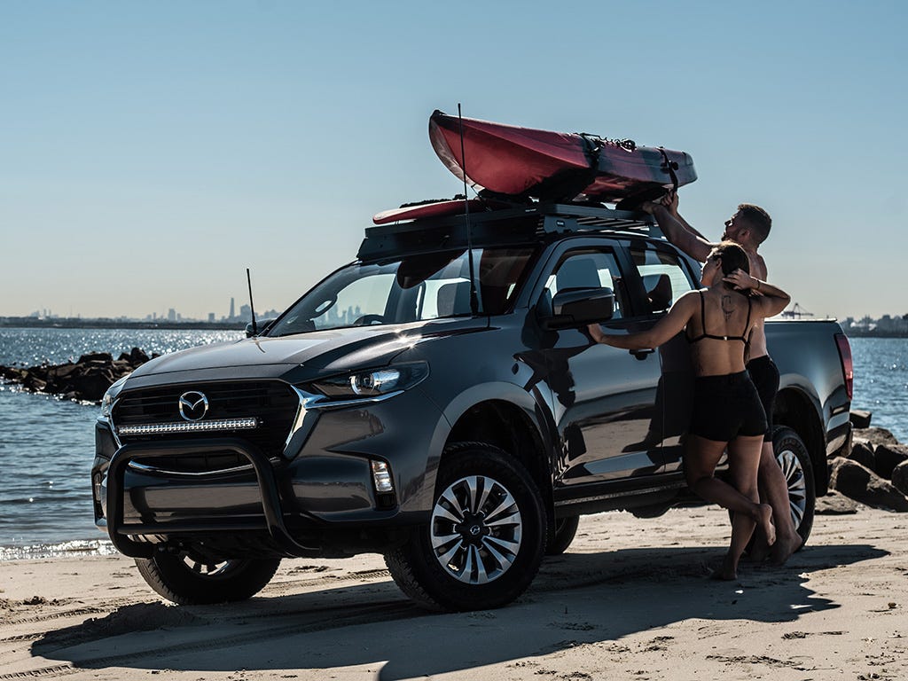 Mazda BT50 (2020-Current) Slimline II Roof Rack Kit - Image 8