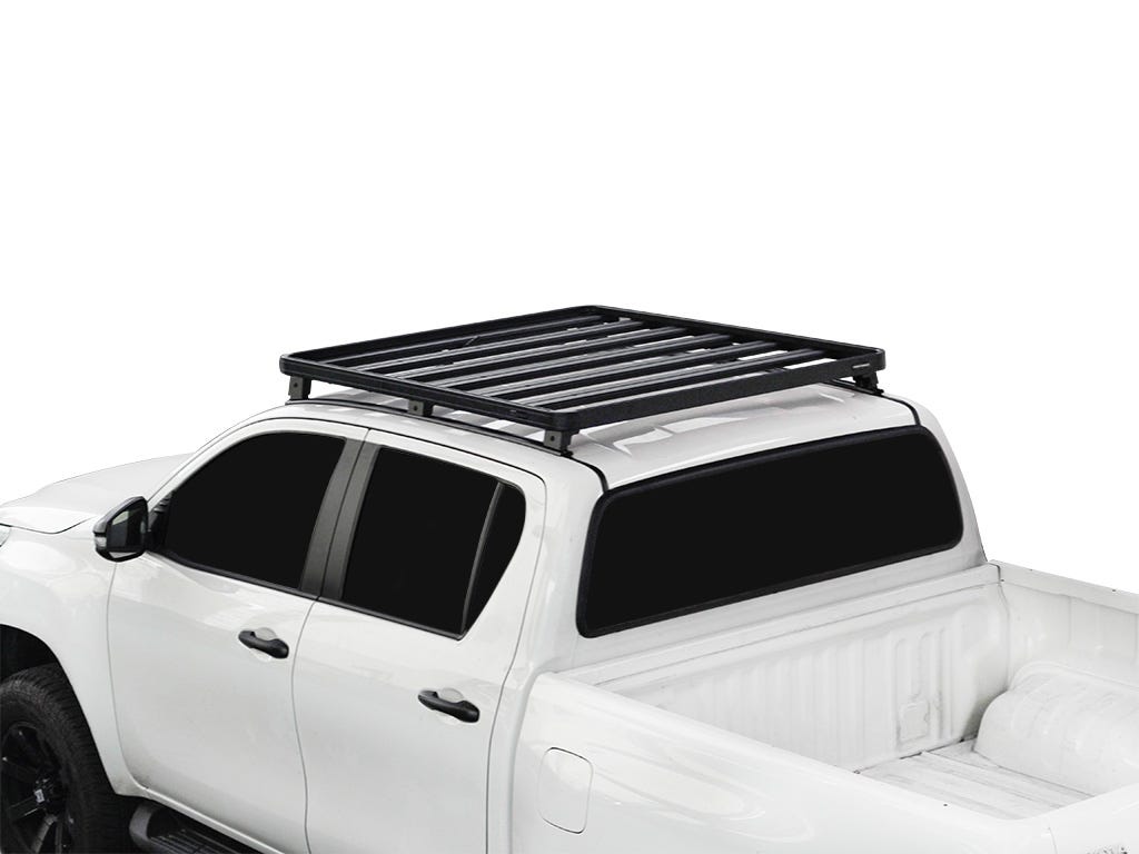 Toyota Hilux Revo DC (2016-Current) Track AND Feet Slimline II Roof Rack Kit - Image 2