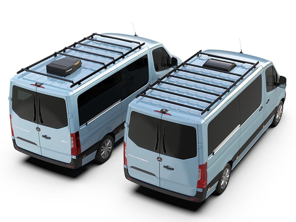 Mercedes-Benz Sprinter (L2H1/144in MWB/Standard Roof) (2007-Current) Slimpro Roof Rack Kit - Image 3