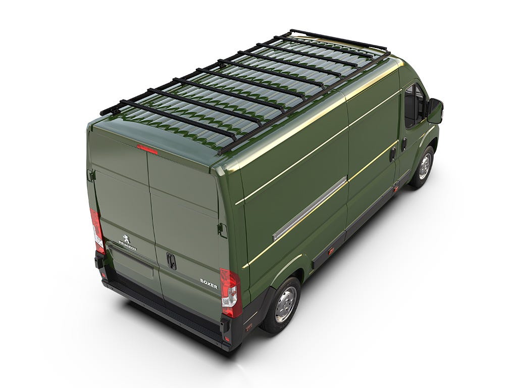 Peugeot Boxer (L3H2/159in WB/High Roof) (2014-Current) Slimpro Roof Rack Kit - Image 2