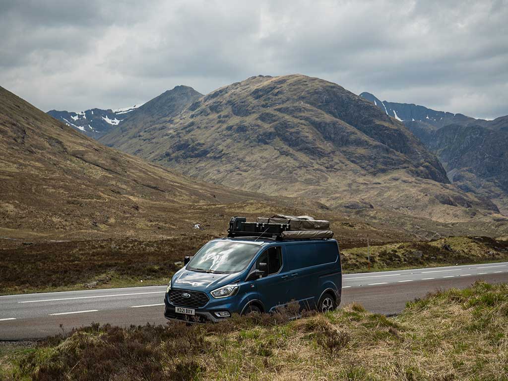 Ford Tourneo/Transit Custom LWB (2013-Current) Slimline II Roof Rack Kit - Image 8