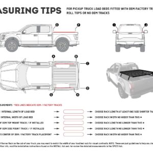 Ute Slimline II Load Bed Rack Kit / 1255(W) x 1560(L)