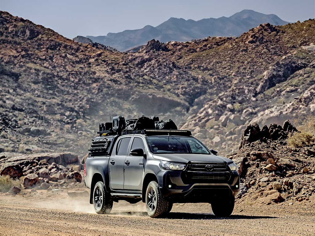 Toyota Hilux (2016-Current) Slimsport Roof Rack Kit Light Bar Ready - Image 7