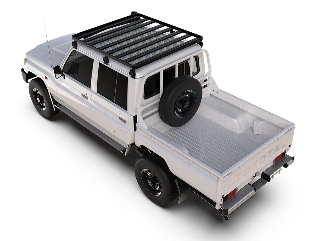 Toyota Land Cruiser 79 DC Ute Slimline II Roof Rack Kit - Image 2