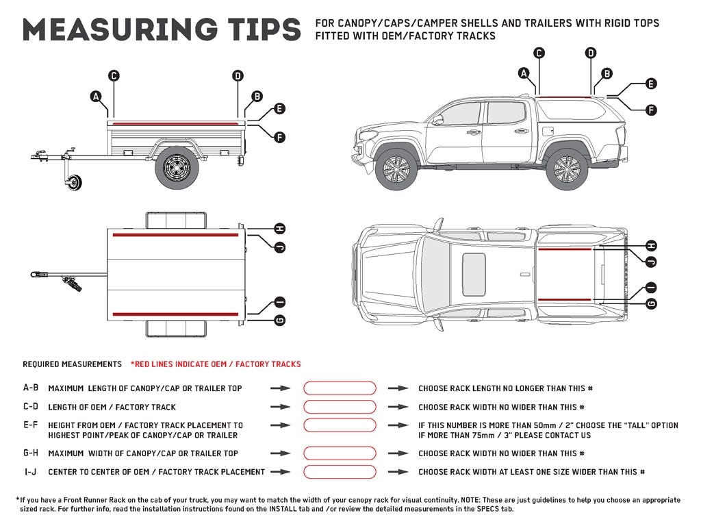 Ute Canopy or Trailer with OEM Track Slimline II Rack Kit / Tall / 1475mm(W) X 1156mm(L) - Image 14